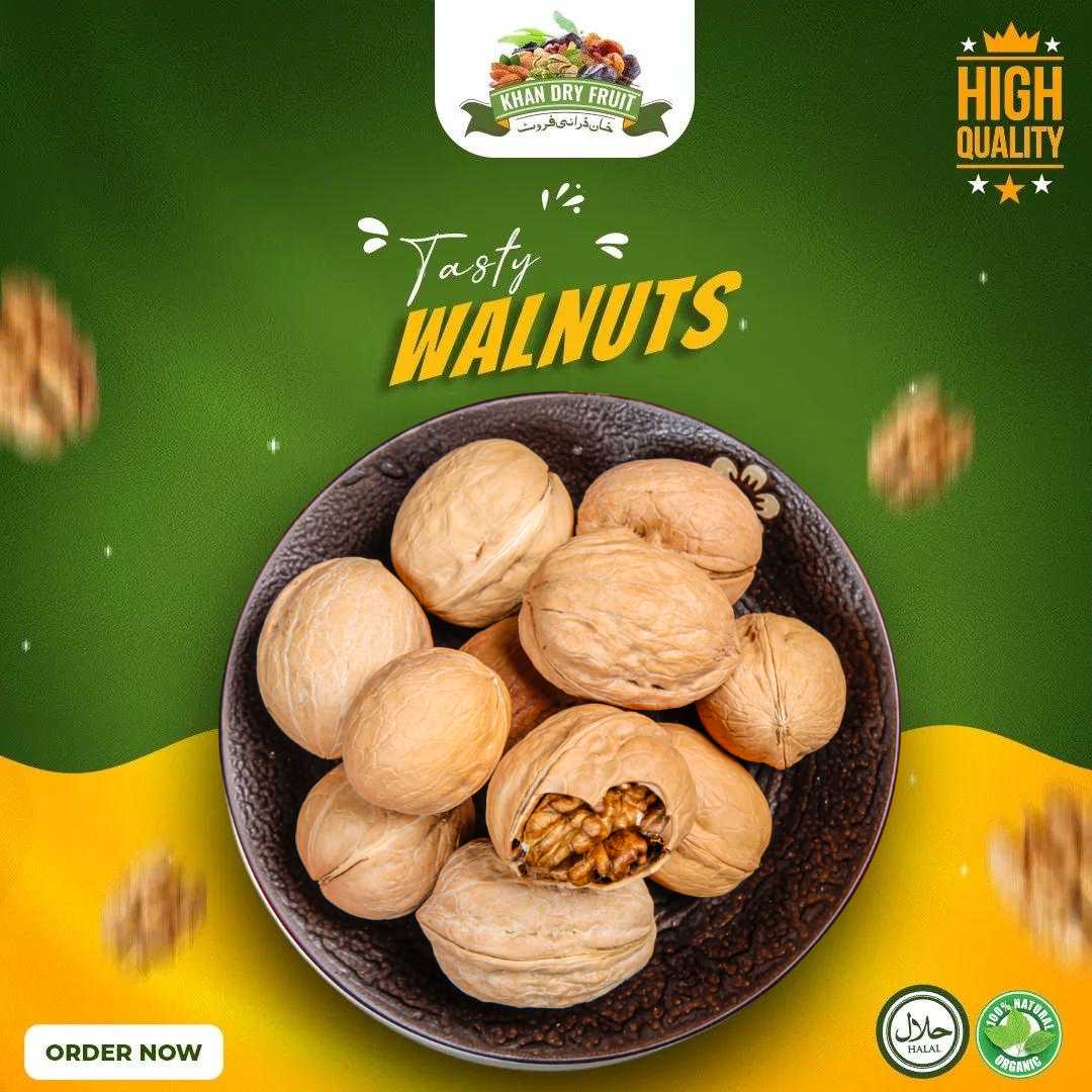 Premium Quality American Walnuts with Soft Shells - Buy Now 1kg Pack