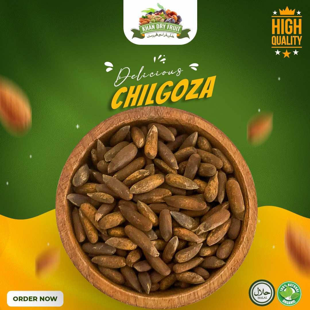 Best Quality Chilgoza Pine Nuts 500gm Packs, Fresh Chilgoza