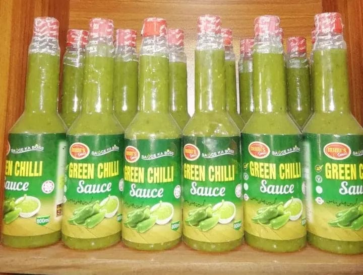 Green Chili Sauce, Pack Size: 1 Litre