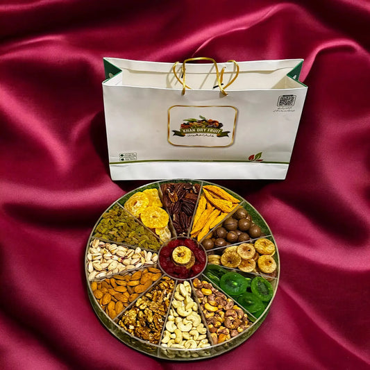 Dry Fruit Gift Boxe with 13-Portion Plastic Mirrors gift ideas