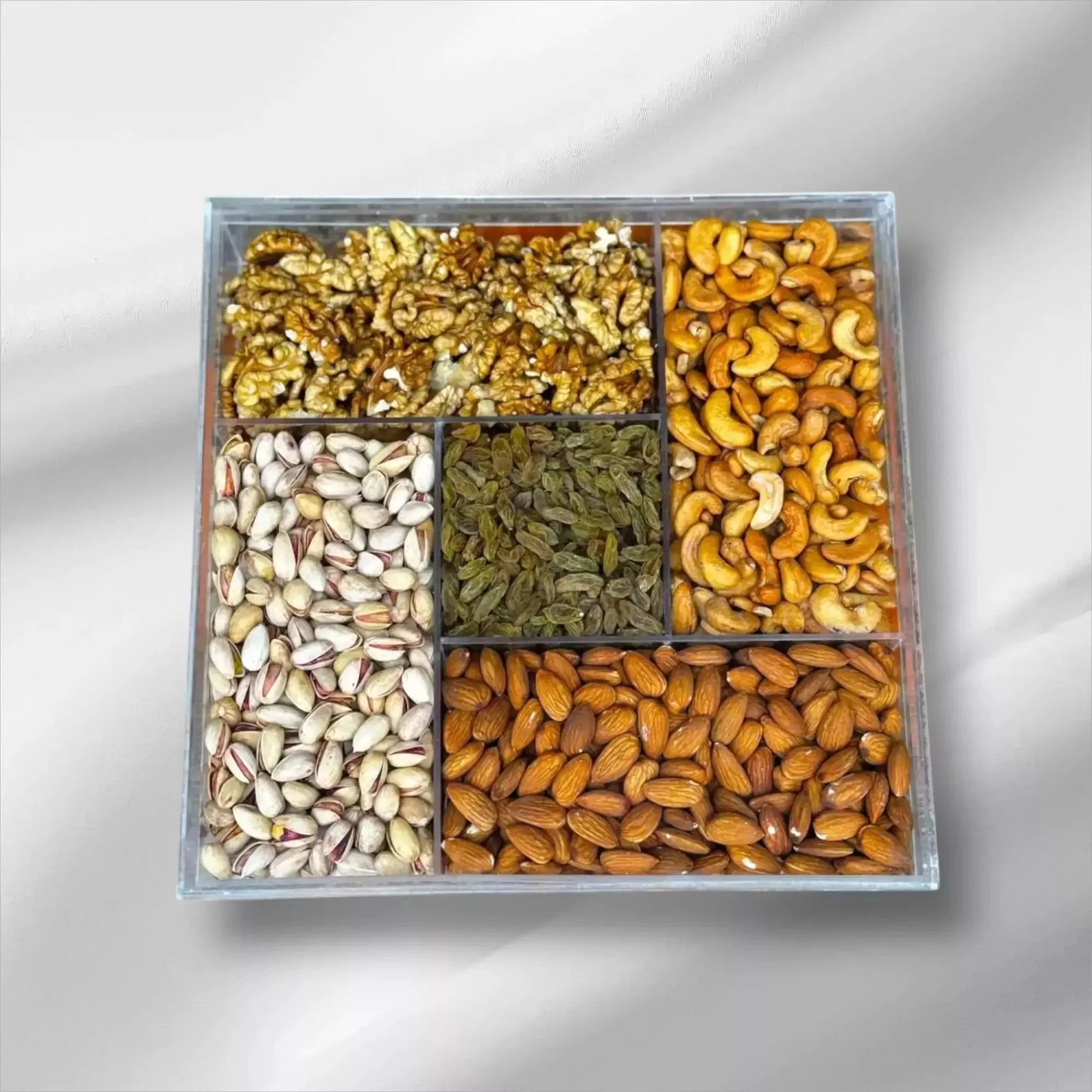 Buy Dry Fruit Gift Box – 5 Compartments, 2.2kg Luxury Pack