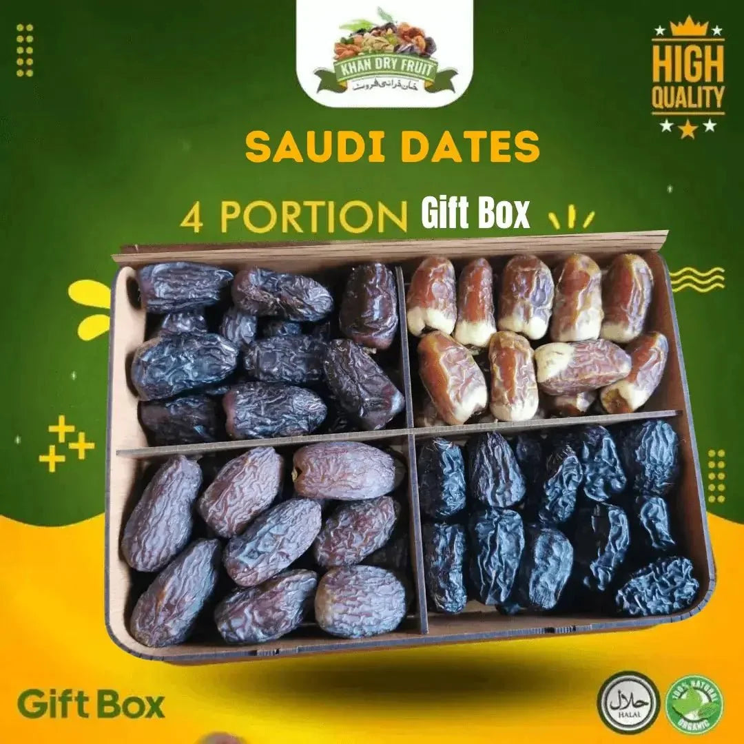 Saudi Dates Khajoor Gift Box 4 Portion