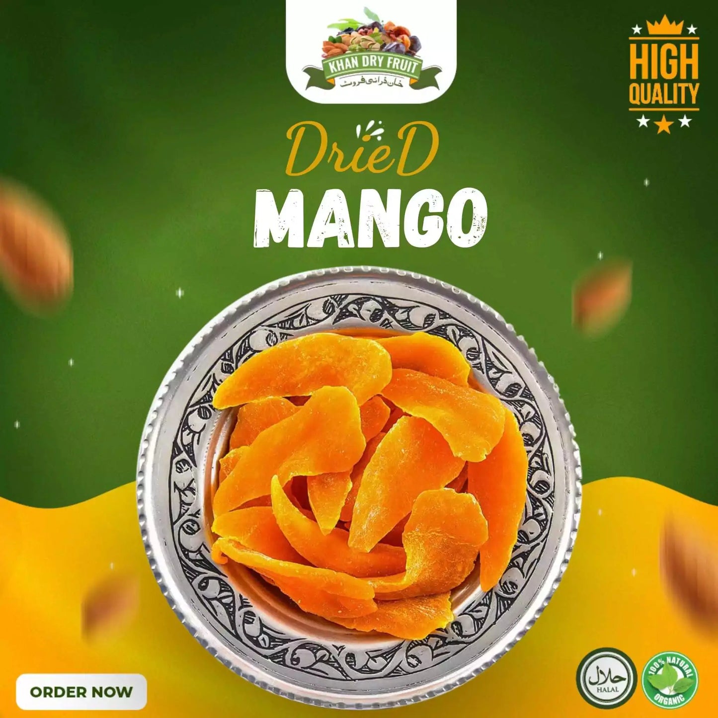 Premium Dried Mango Slices ( 250gm Pack )