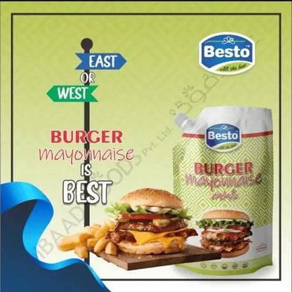 Besto Burger mayonnaise Stand Up Pouch 2 Litre