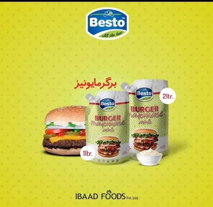 Besto Burger mayonnaise Stand Up Pouch 2 Litre