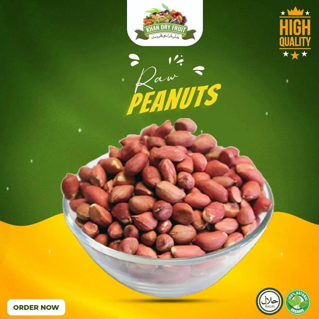 Premium Raw Peanuts: Unroasted and Unsalted - 1kg Pack
