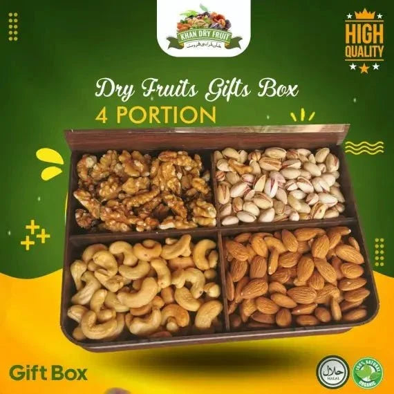 Dry Fruit Gift Box ( Nuts 4 portion Box )