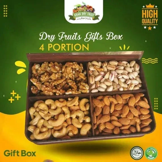 Dry Fruit Gift Box ( Nuts 4 portion Box )