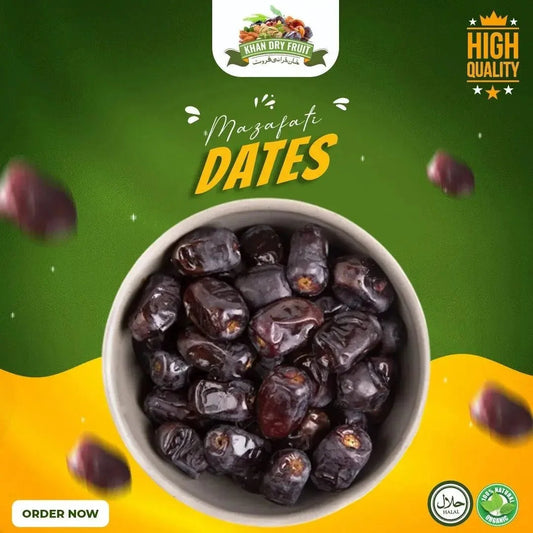 Fresh Iranian Mazafati Dates  Khajoor( 500gm Box )
