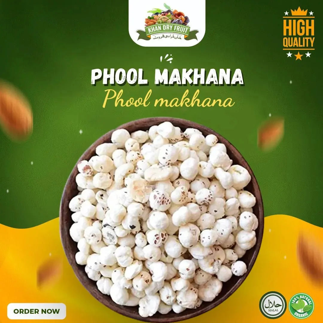 Phool Makhana 100g & 250g Price in Pakistan | Fox Nuts Snack