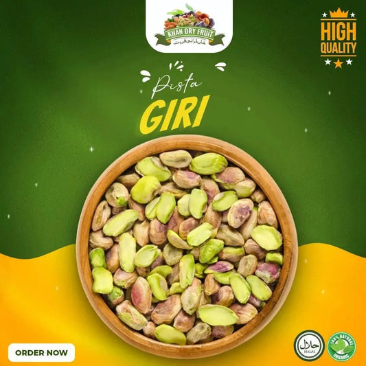 Green Pistachios kernels, Pista Giri without Shell 1kg Pack