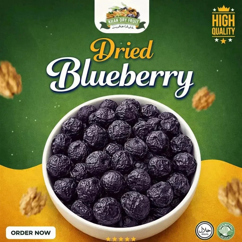 Premium Dried Blueberry 250g – 100% Natural & Healthy Snack