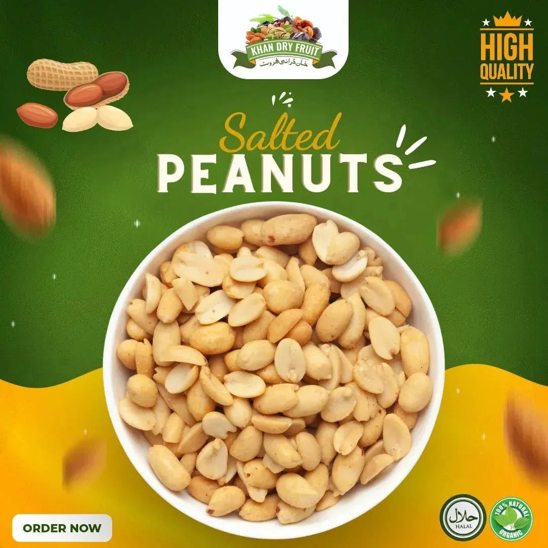 Roasted Salted Peanuts - Namkeen Peanuts  1kg Pack