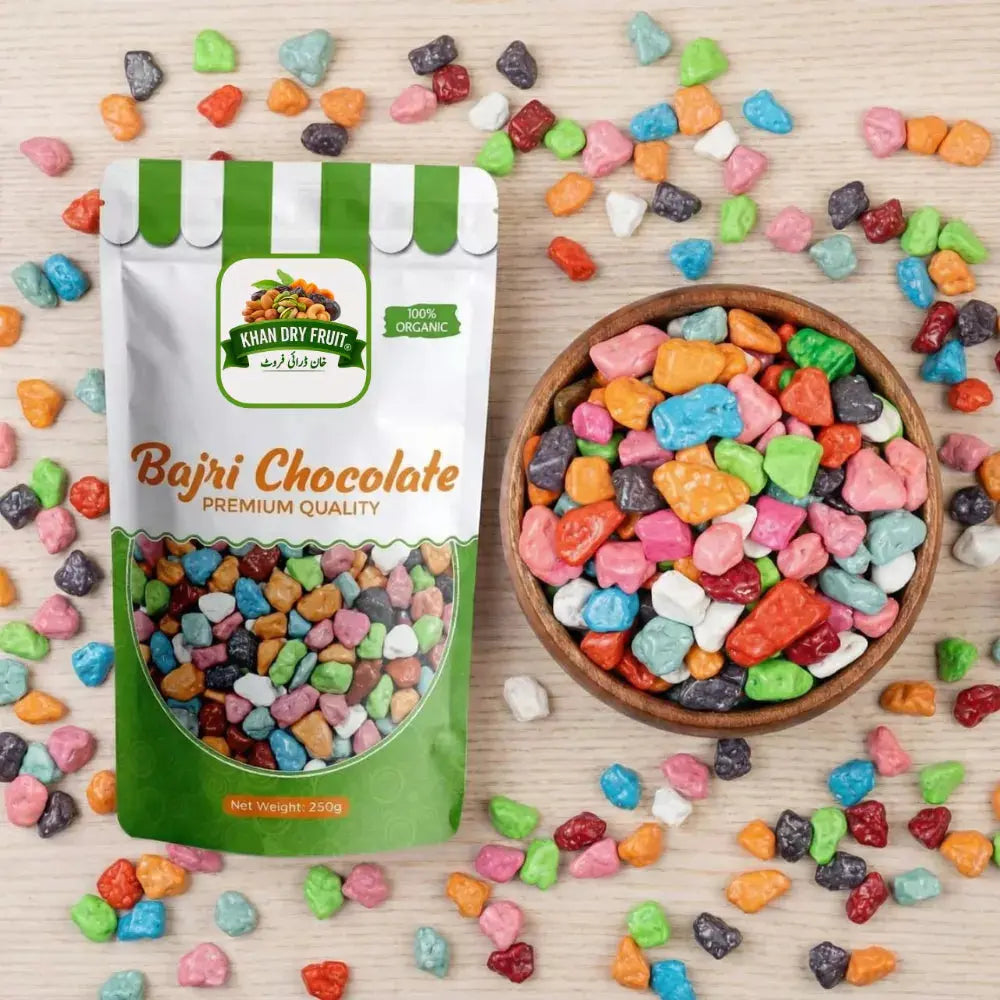 Stone Shape Chocolates – Bagri 250g | Colorful Candy Coated Milk Chocolates