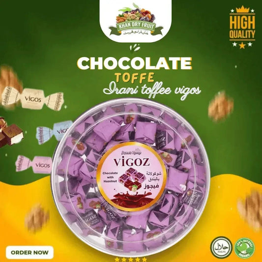 Irani toffee vigos Chocolate  (250gm Pack)