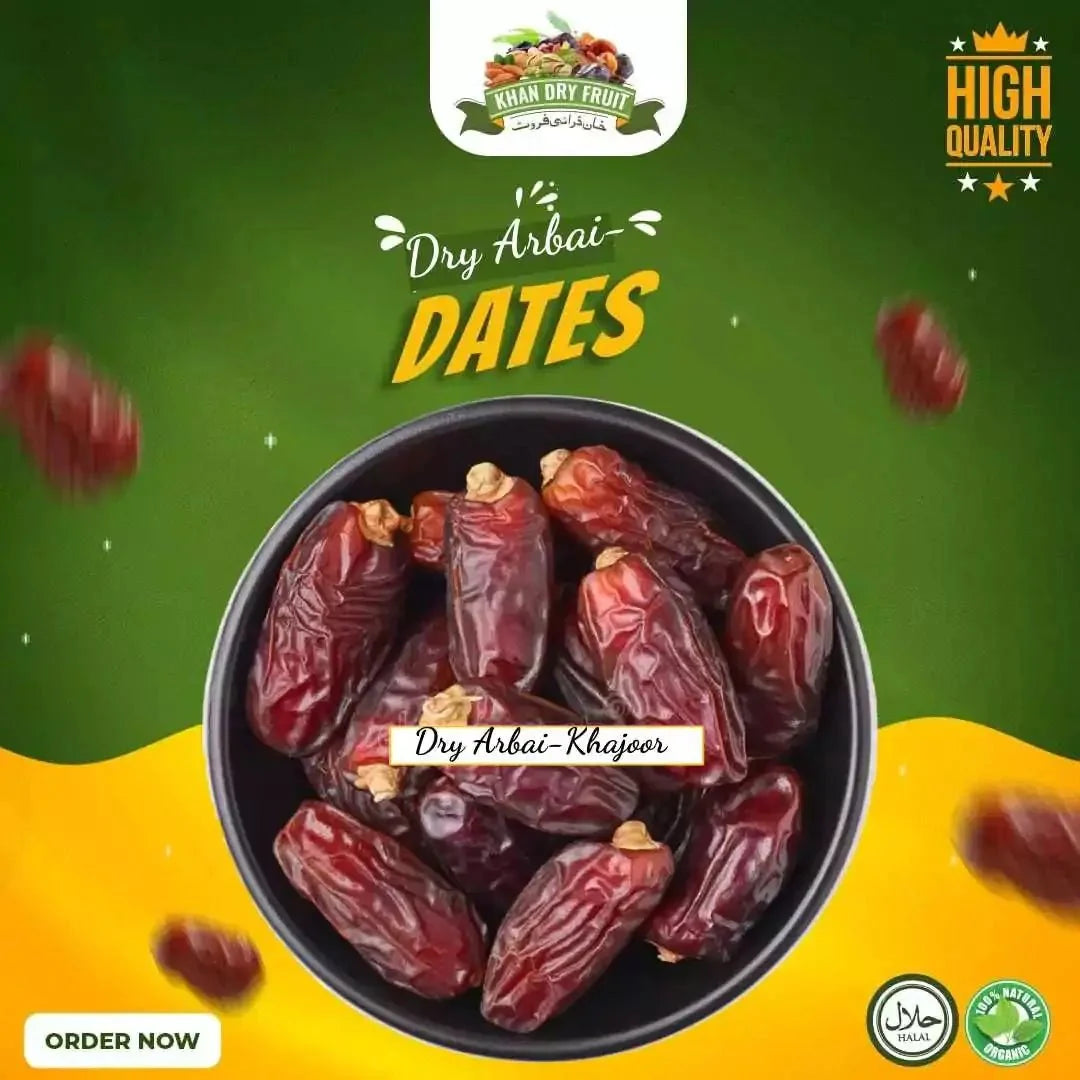 Arbai Dates Price in Pakistan | Dry Khajoor 1kg Online