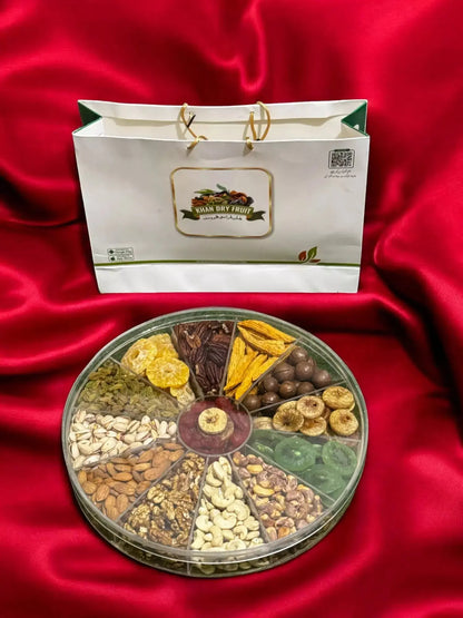 Dry Fruit Gift Boxe with 13-Portion Plastic Mirrors gift ideas