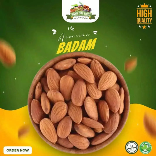Iranian Badam Giri Almonds ( 1kg Pack ) Original irani almond