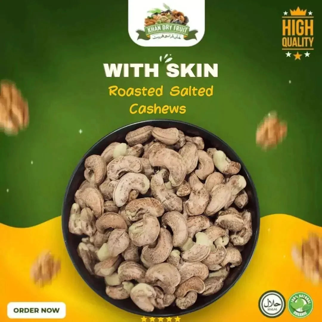 Cashew Nut ( 250gm Packs ) With Skin cashews with shell