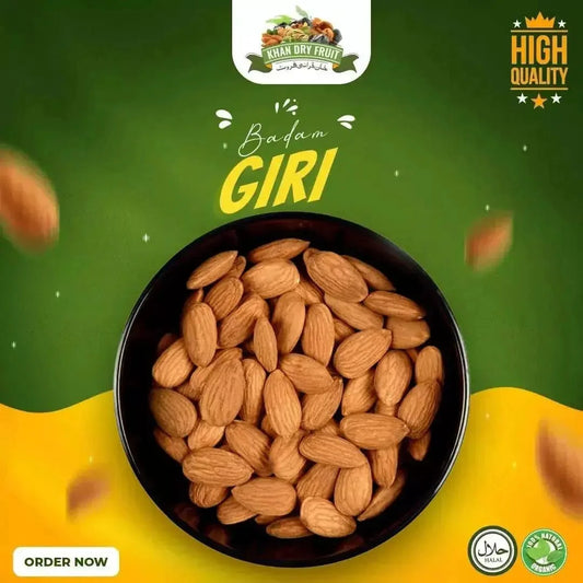 Pure American Almonds Badam Giri  (250gm pack)