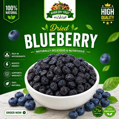 Premium Dried Blueberry 250g – 100% Natural & Healthy Snack