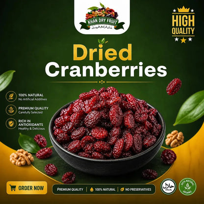 Organic Dried Cranberries 250gm