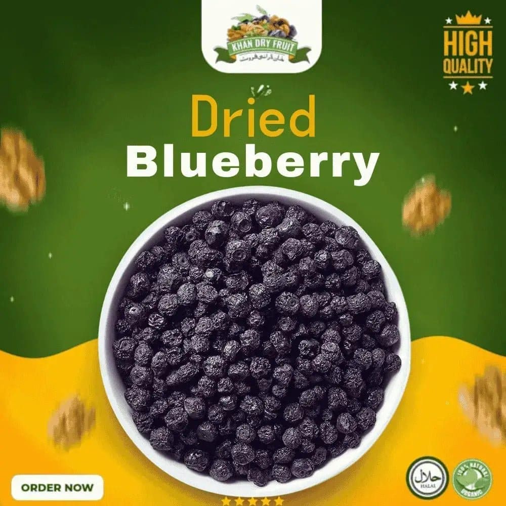 Premium Dried Blueberry 250g – 100% Natural & Healthy Snack