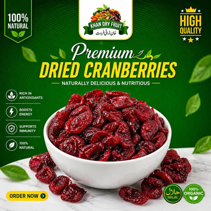 Organic Dried Cranberries 250gm