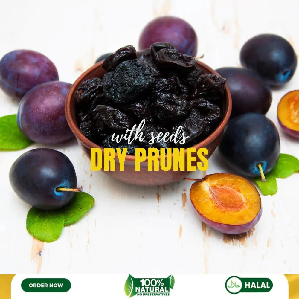 Buy Sun-Dried Prunes with Seeds 250g – Natural & Healthy