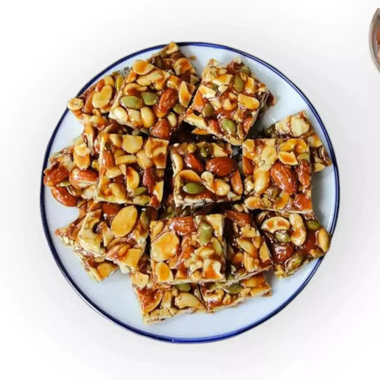 Buy Mixed Dry Fruit Nuts & Seeds Chikki 250gm – Healthy Snack