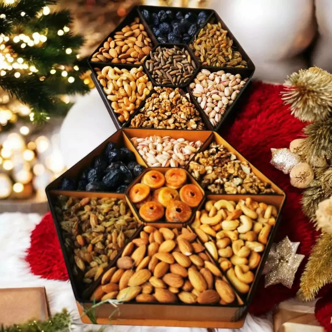 Buy New Year Dry Fruit Gifts – 7-Portion Premium Pack